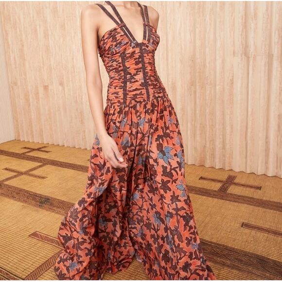 ULLA JOHNSON Anya Silk Gown Size 4